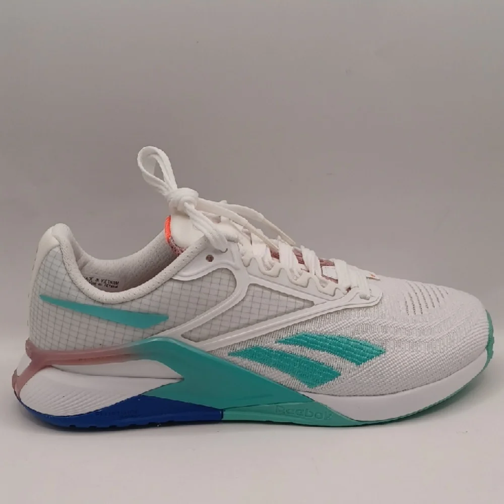 NEW Reebok Nano X2 Sneaker-White/Blue/Purple Women Size 5US GY2286 (Damaged Box) - Picture 9 of 16